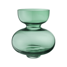 Handmade-Glass-Vase, Green, Alfredo