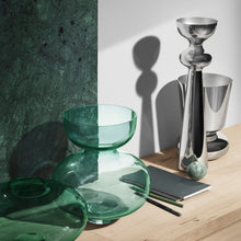 Handmade-Glass-Vase, Green