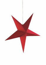 Handmade Red Paper Star (small 2pcs)